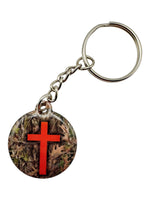 Tap To Pray Keychains: Pink Crystal + God Is Greater