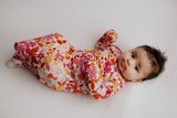 Three Little Tots - Wild Child Floral Hawaiian Knotted Gown: Gown Only