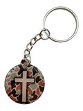 Tap To Pray Keychains: Pink Crystal + God Is Greater