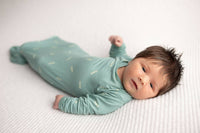 Arrow Print Knotted Newborn Baby Gown