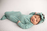 Arrow Print Knotted Newborn Baby Gown