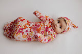 Three Little Tots - Wild Child Floral Hawaiian Knotted Gown: Gown Only