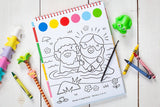 Cozy Club Bible Friends Art Pad (Back to School Gifts)