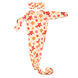 70s Groovy Flower Knotted Gown