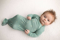 Arrow Print Knotted Newborn Baby Gown