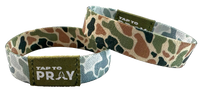 Tap To Pray Wristbands Jesus is Lord / Powered by Faith