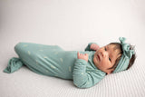 Arrow Print Knotted Newborn Baby Gown