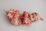 Three Little Tots - Wild Child Floral Hawaiian Knotted Gown: Gown Only