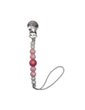 Pacifier Clip // Pink Pearl