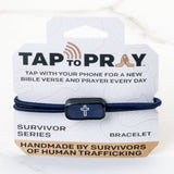 TTP Tactical Bracelet Navy + Cross