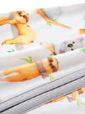 Charlie's Project Kids - PoshTOT Sloth Bamboo Baby Shorty Zippy Romper: 0-3M