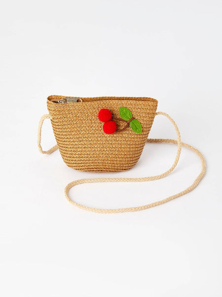 Cherry Accent Crossbody Bag