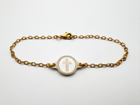 Tap To Pray™Survivor Series Handmade Bracelets 14K Gold-Plated + It Is Well