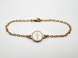 Tap To Pray™Survivor Series Handmade Bracelets 14K Gold-Plated + It Is Well