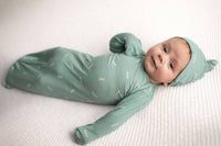 Arrow Print Knotted Newborn Baby Gown