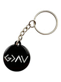 Tap To Pray Keychains: Black + God Is Greater