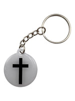 Tap To Pray Keychains: Pink Crystal + God Is Greater