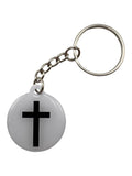 Tap To Pray Keychains: Pink Crystal + God Is Greater