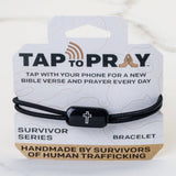 TTP Tactical Bracelet Navy + Cross