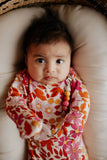 Three Little Tots - Wild Child Floral Hawaiian Knotted Gown: Gown Only