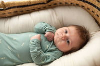 Arrow Print Knotted Newborn Baby Gown
