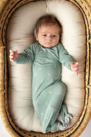 Arrow Print Knotted Newborn Baby Gown