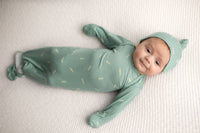 Arrow Print Knotted Newborn Baby Gown