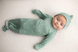 Arrow Print Knotted Newborn Baby Gown