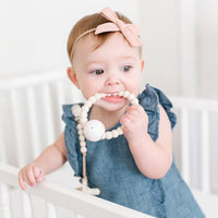 Cutie Teether Handheld Rattle Blue