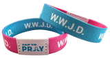 Tap To Pray Wristbands Jesus is Lord / Powered by Faith