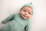 Arrow Print Knotted Newborn Baby Gown