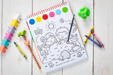 Cozy Club Bible Friends Art Pad (Back to School Gifts)