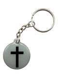 Tap To Pray Keychains: Pink Crystal + God Is Greater