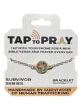 Tap To Pray™Survivor Series Handmade Bracelets 14K Gold-Plated + It Is Well