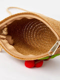 Cherry Accent Crossbody Bag