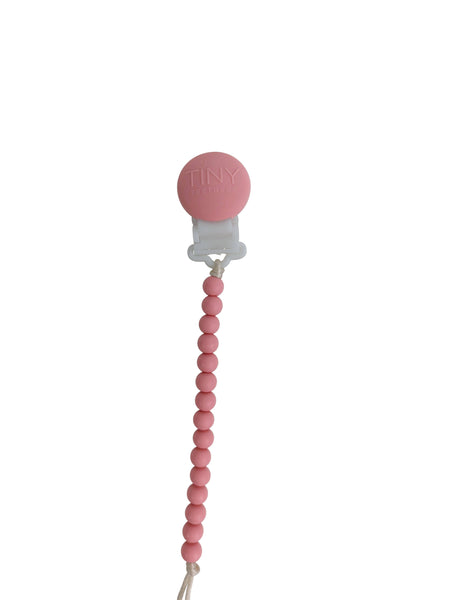 Signature Pacifier Clip: Rose