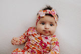 Three Little Tots - Wild Child Floral Hawaiian Knotted Gown: Gown Only