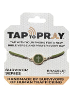 Tap To Pray™Survivor Series Handmade Bracelets 14K Gold-Plated + It Is Well