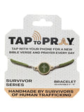 Tap To Pray™Survivor Series Handmade Bracelets 14K Gold-Plated + It Is Well