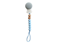 Mini Pacifier Clip-Sage/Peach/Ivory