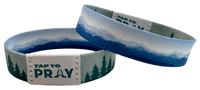 Tap To Pray Wristbands Jesus is Lord / Powered by Faith