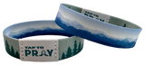 Tap To Pray Wristbands Jesus is Lord / Powered by Faith