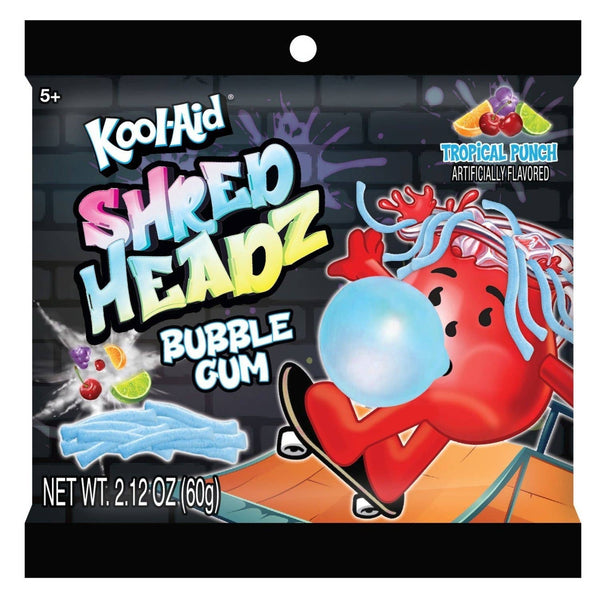 Kool-Aid SOUR Shred Headz Gum