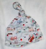 Road Map Knotted Gown & Hat
