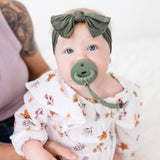 Cutie Slant Pacifier + Teether: Ballerina