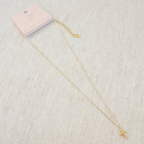 Mini Dot Cross Pendant Necklace
