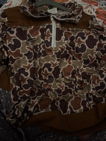 Camo Zip Shirt