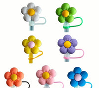 Flower Straw Covers/3