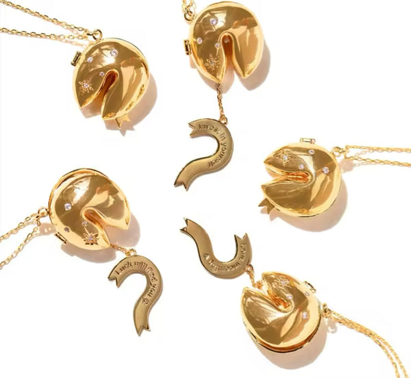 Fortune Cookie Necklace