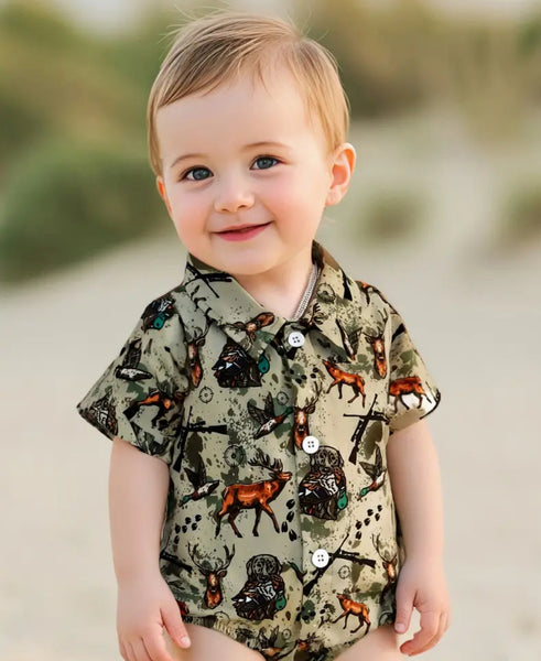 Deer & Duck Romper